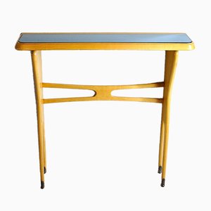 Console Table in Light Wood, Italy, 1950s