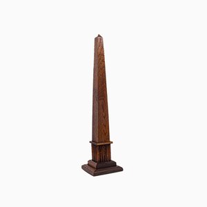 Antique Italian Oak Decorative Obelisk