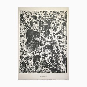 Jean Dubuffet - Organs Soil - de Water, Stones, Sand - Litografía original -1959