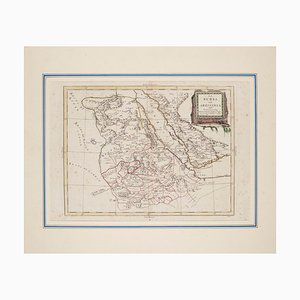 Antonio Zatta - Map of Nubia and Abissinia - Original Etching - 1784