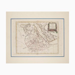 Incisione Antonio Zatta - Mappa di Nubia e Abissinia - Incisione originale - 1784