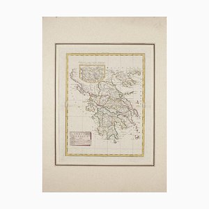 Antonio Zatta - Map of Ancient Greece - Original Etching - 1785