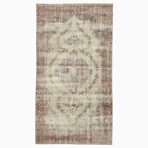 Vintage Beige Overdyed Rug