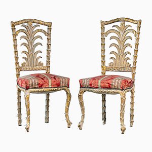 Set of Rococo Palm Tree Chairs