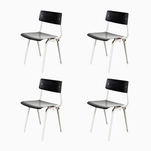 Mid-Century Theater Chairs by Friso Kramer for Ahrend de Cirkel, Set of 4