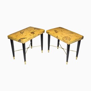 Mid-Century Italian Nautical Piano Stool, 1950s