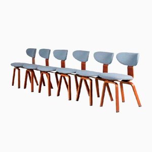 Model SB37 Dining Chairs by Cees Braakman for Pastoe, The Netherlands, 1950s, Set of 6