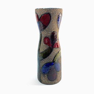 Vase en Argile par Mari Simmulson pour Uppsala Ekeby, Suède, 1960s