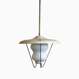 Italienische Mid-Century Deckenlampe, 1950er