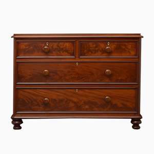 Victorian Mahogany Low Chest of Drawers