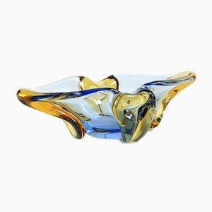 Czechoslovakian Glass Bowl by František Zemek for Skrdlovice Glass Factory, 1960s