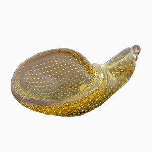 Italienische Muschel aus Muranoglas von Archimede Seguso für Murano, 1960er