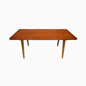 Mid-Century At-11 Coffee Table in Solid Teak by Hans J. Wegner for Andreas Tuck, Denmark