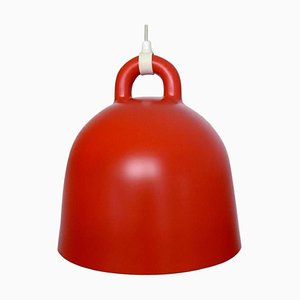 Bell Hängelampe in Rot von Andreas Lund und Jacob Rudbeck für Normann Copenhagen