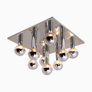 Large Wall / Ceiling Lamp by Motoko Ishii for Staff, 1970s