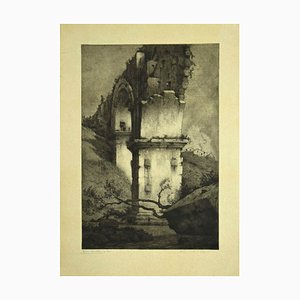 Bruno Croatto - the Bridge - Original Etching - 1897