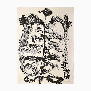 Rafael Alberti - Composition - Original Ink Drawing - 1970s