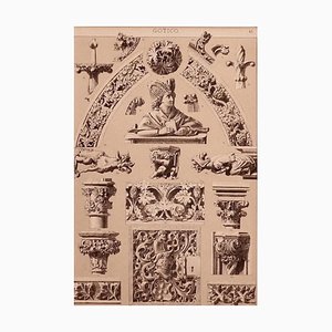 Desconocido - Gótico ornamentado - Offset y litografía sobre papel - A principios del siglo XX