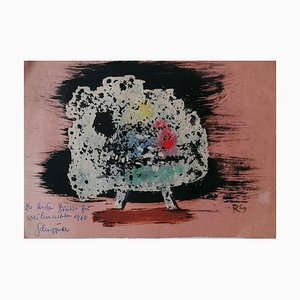 Robert Schuppner-Hamm - Komposition - Original Mixed Media Artwork - 1960