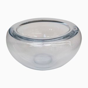 Grand Bol Holmegaard Provence Mid-Century Transparent par Per Lütken pour Royal Copenhagen