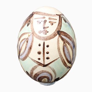 Ceramic Easter Egg from Atelier Madoura, 1960s