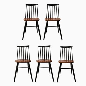 Mid-Century Dining Chairs by Ilmari Tapiovaara, 1960s, Set of 5