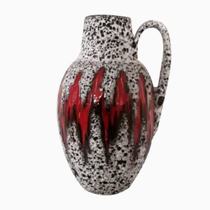 Deutsche Fat Lava Keramikvase von Scheurich, 1960er