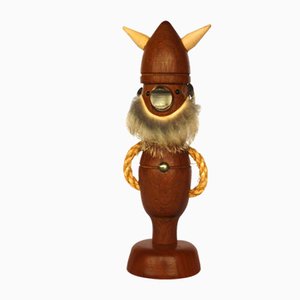 Mid-Century Modern Danish Teak Viking Corkscrew by Kaj Bojesen, 1950s