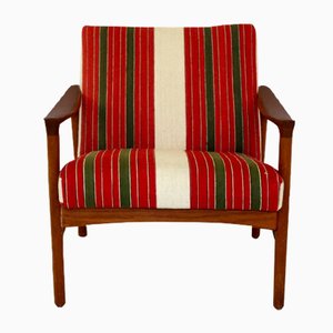 Swedish Oak Lounge Chair, 1960s