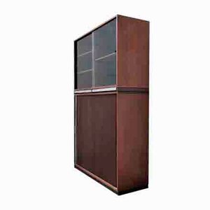 Vintage Rosewood and Chrome Cabinet
