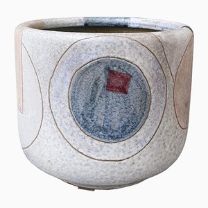 Mid-Century Ceramic Cachepot by John Toccafondo, 1970s