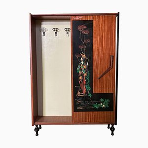 Mid-Century Garderobe mit Chinoiserie Dekor