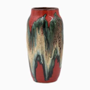 West-German Ceramic Fat Lava 242-22 Vase from Scheurich, 1960s