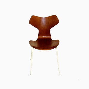 Model 3130 Grand Prix Dining Chair by Arne Jacobsen for Fritz Hansen, 1960s