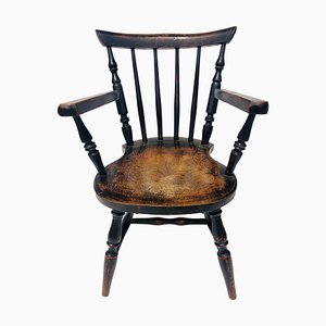 Chaise d'Enfant Victorienne Antique, 19ème Siècle
