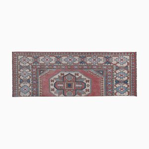 Vintage Turkish Geometric Wool Carpet, 1970s