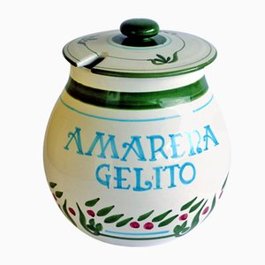 Frasco de cerámica italiano, años 60