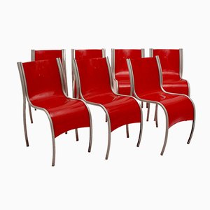 Italienische Sessel von Ron Arad für Kartell, 1990er, 7 Set