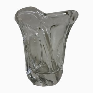 Kristallglas Vase von Jean Daum für Daum France, 1960er