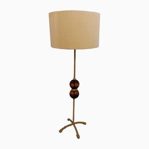 Audoux-Minet Style Floor Lamp, 1960s