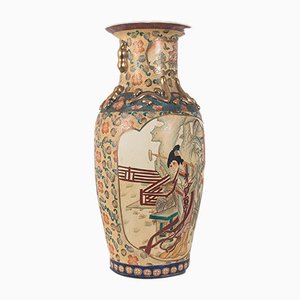 Dekorative Vintage Vase aus Keramik, 1940er