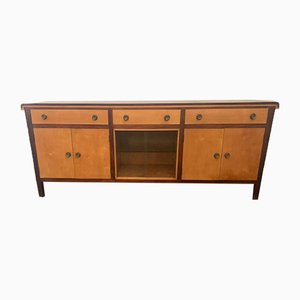 Art Deco Maple & Elm Sideboard, 1940s