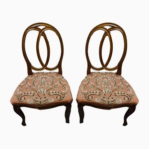 Chaises d'Appoint Art Nouveau Antiques, Set de 2