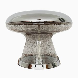 Mushroom-Shaped Glass Table Lamp, 1960s