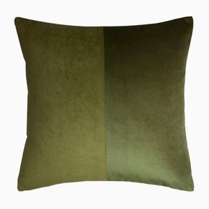 Double Green Velvet Cushion Cover by Lorenza Briola for LO DECOR