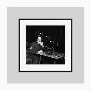 Stampa di Elvis Presley, archivio fotografico incorniciata in nero