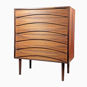 Mid-Century Rosewood Chest of Drawers by Arne Vodder for NC Mobler