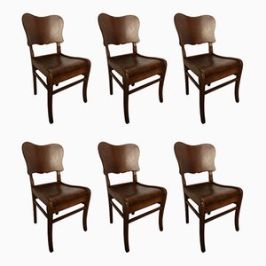 Dining Chairs, 1950s, Set of 6