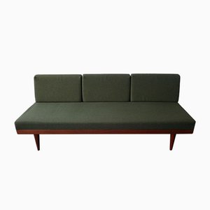 Sofá cama noruego Mid-Century de teca de Ingmar Relling para Ekornes