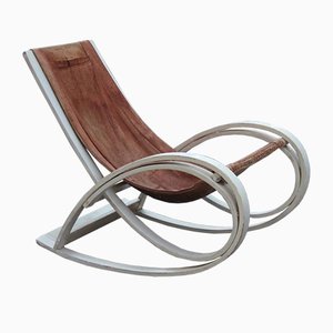 Sgarsul Rocking Chair by Gae Aulenti for Poltronova, 1960s